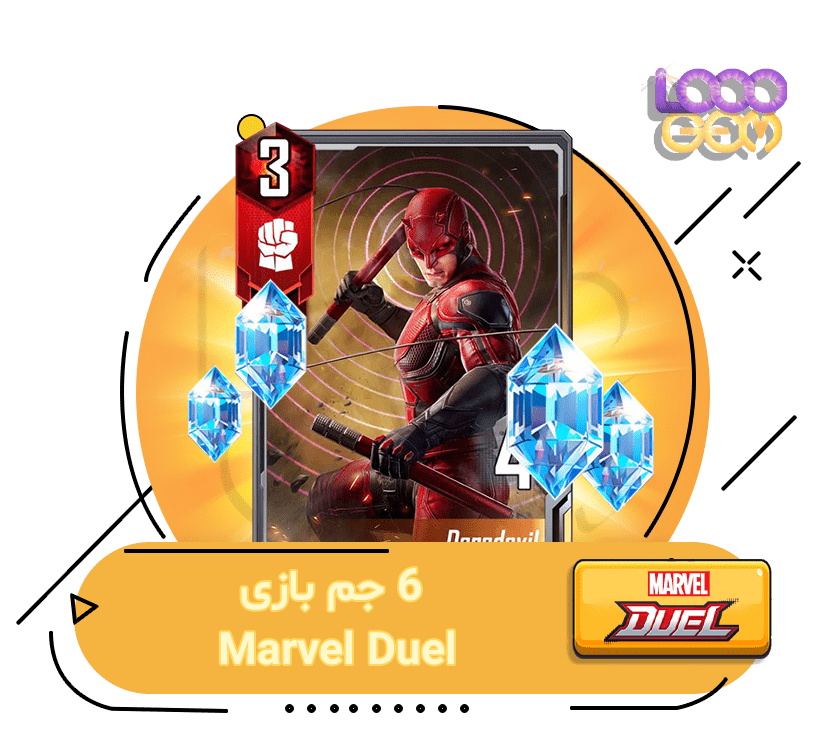 6 جم بازی Marvel Duel