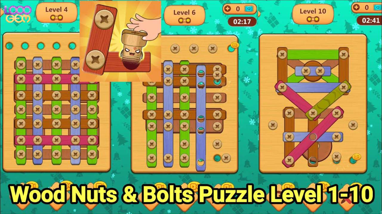 بازی Wood Nuts & Bolts Puzzle