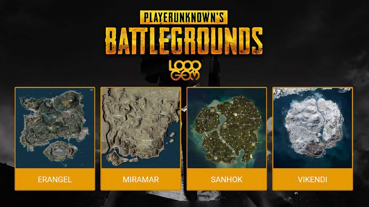 نقشه‌های PUBG Mobile