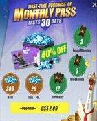 MONTHLY PASS ROS