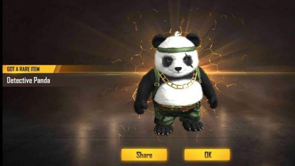 detective panda حیوانات بازی فری فایر پاندای کاراگاه